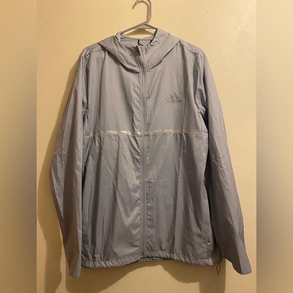 Men's Adidas Own The Run Jacket In A Size M - image 1